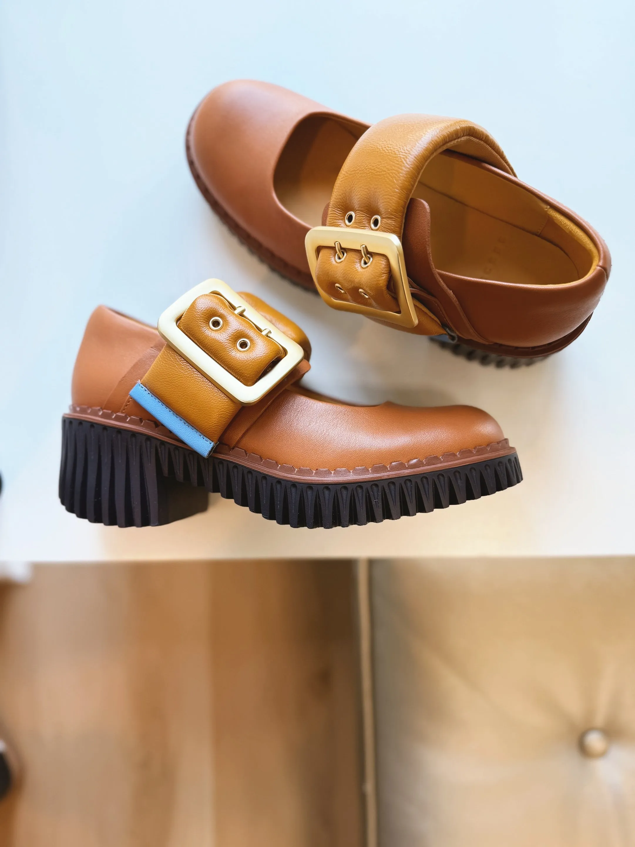 Plia Jin Keen Coronado Canvas Shoes Mary Janes