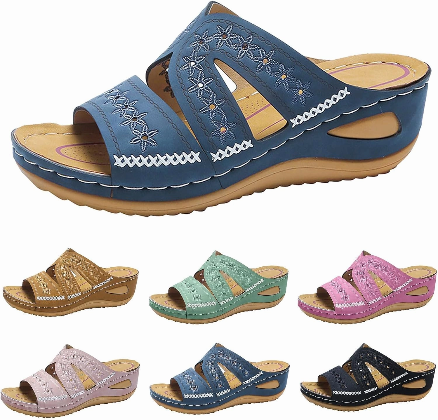 Difference Between Tennis Shoes And Running Shoes Fashion Orthopedic Sandals for Women Arch Support Recovery Slides Comfortable Walking Flip Flops Women Wedge Sandals Summer Beach Slipper Comfy Sandals Medium Heel Platforms Wedges Open Toe Shoes