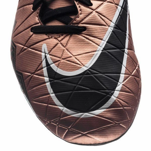 Nike JR Hypervenom Phelon II FG Soccer Cleats - Metallic Red Bronce/Green Buy Soccer Cleats Online