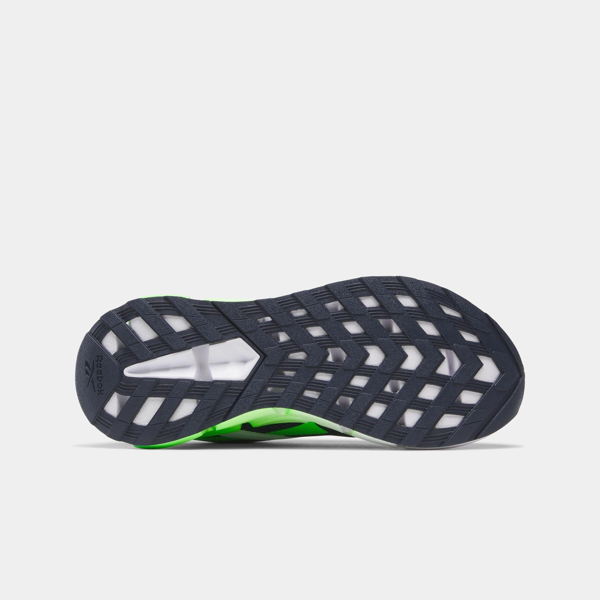 Reebok Footwear Kids Zig Dynamica 5 Shoes - Grade School WHITE/VECTORNAVY/SOLARLIME Best Road To Trail Running Shoes