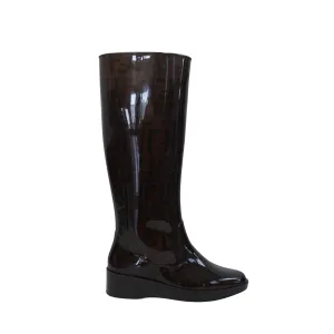 Bobbi Ankle Rain Boots Fendi Zucca Rain Boots - Women's 36
