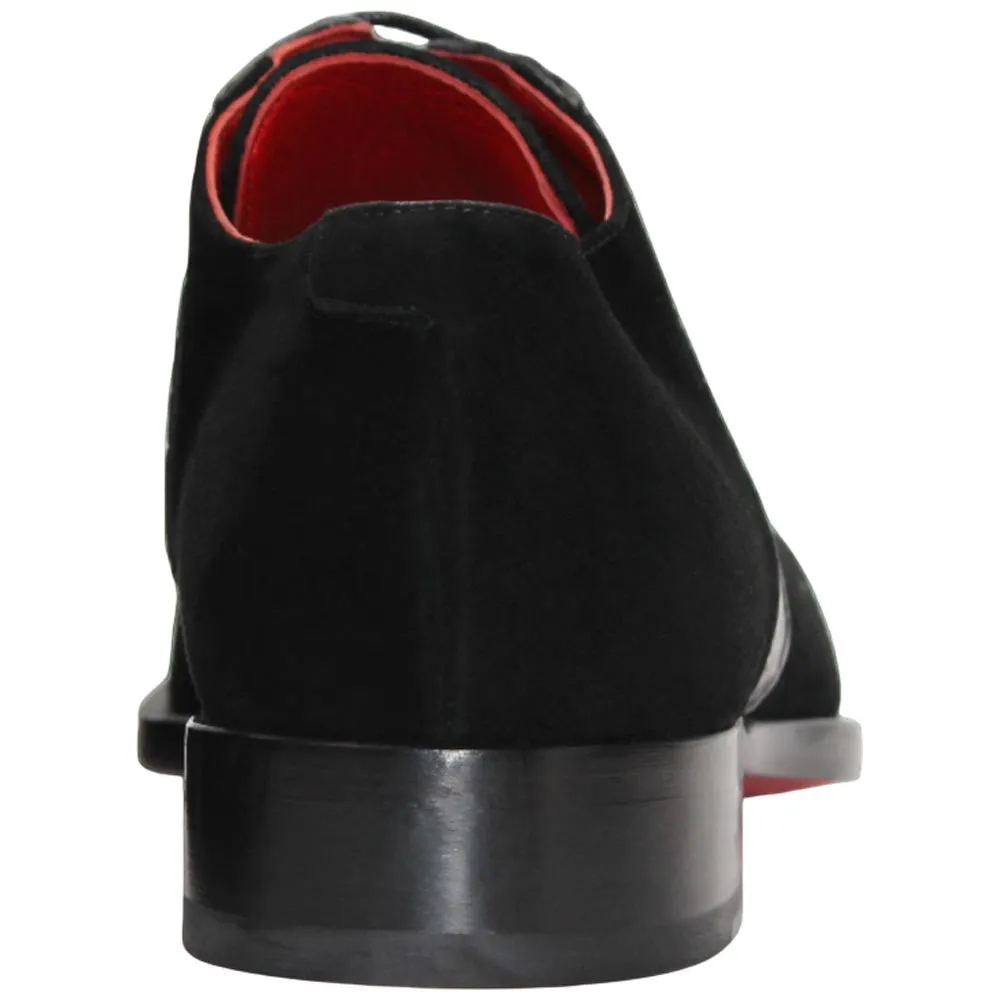 Fennix of Italy Genuine Alligator Skin & Suede LANDON Black Shoes (USA Men Size) Shoes To Wear With Jumper Dress