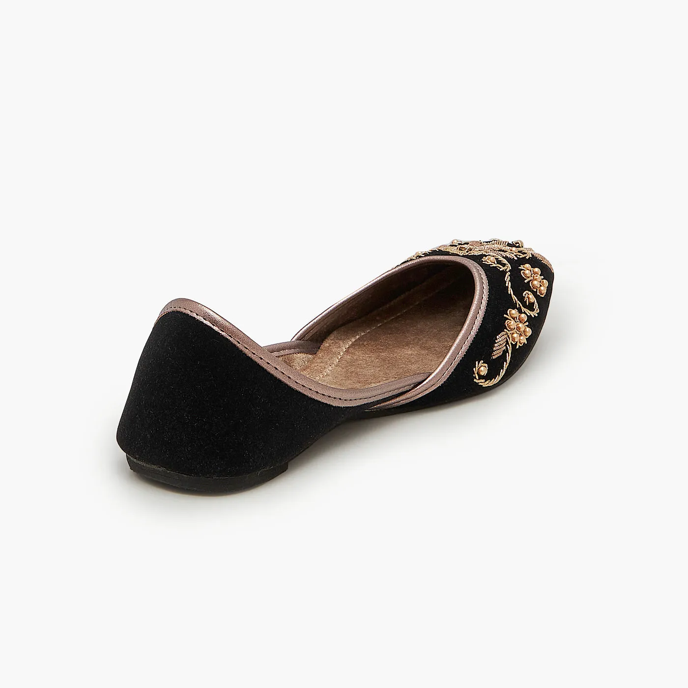 Terrain Work Boots Dabka Velvet Khussa