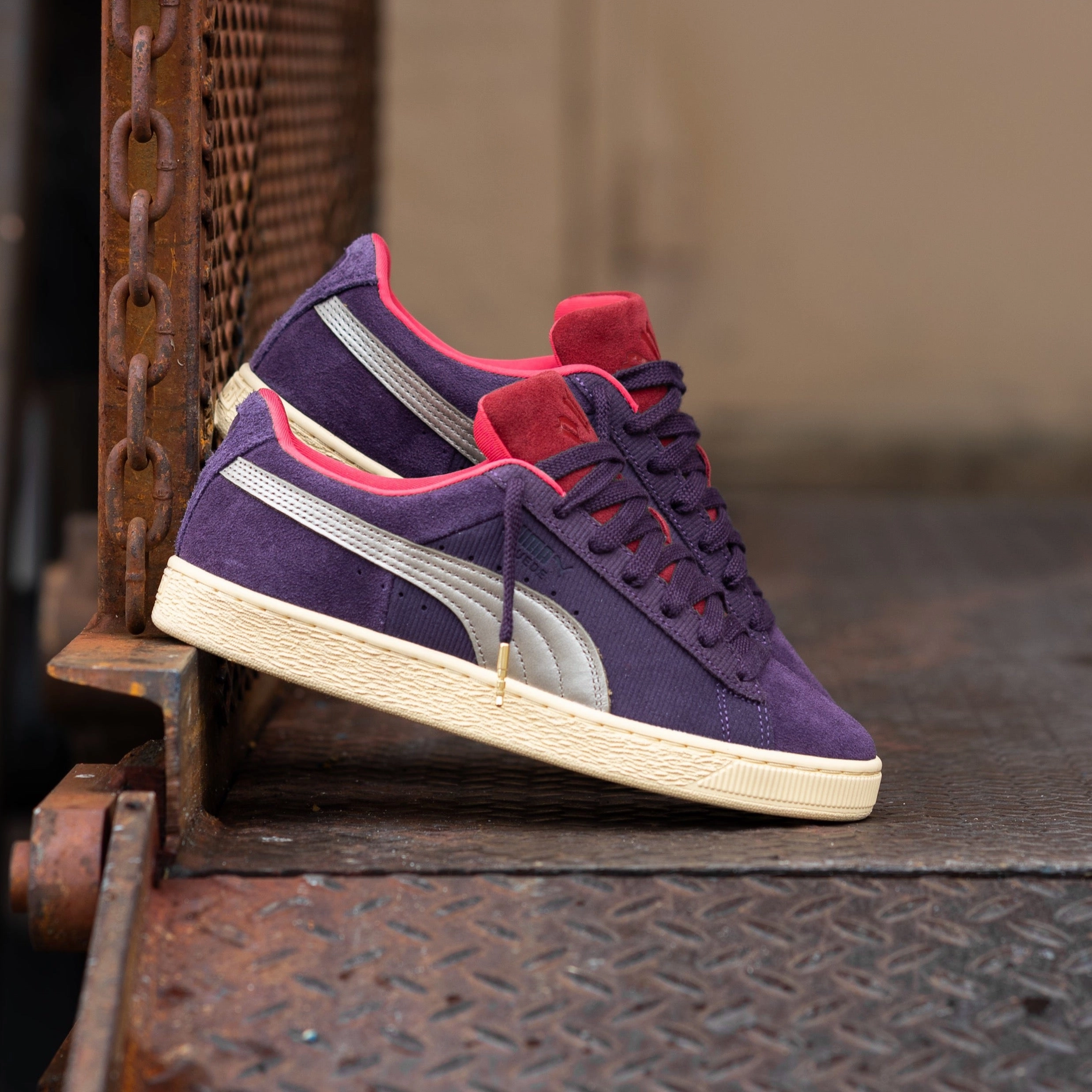 Puma Suede Play Paris (Midnight Plum/Chamomile) Puma Pwrframe 2 Training Shoes