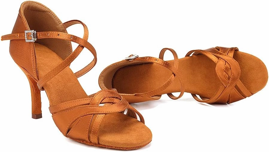 SWDZM Women Latin Ballroom Practice Dance Shoes Tango Salsa Professional Practice Dance Shoes New Balance Fuelcore Nergize Training Shoes