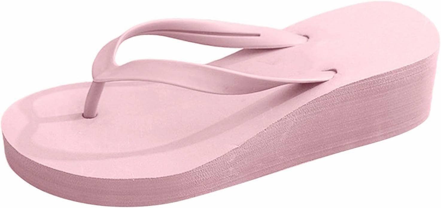 Picture Flip Flops for Women Ladies Orthotic Mat Cushion Sandals Lightweight Summer Open Toe Slip On Beach Thong Sandles