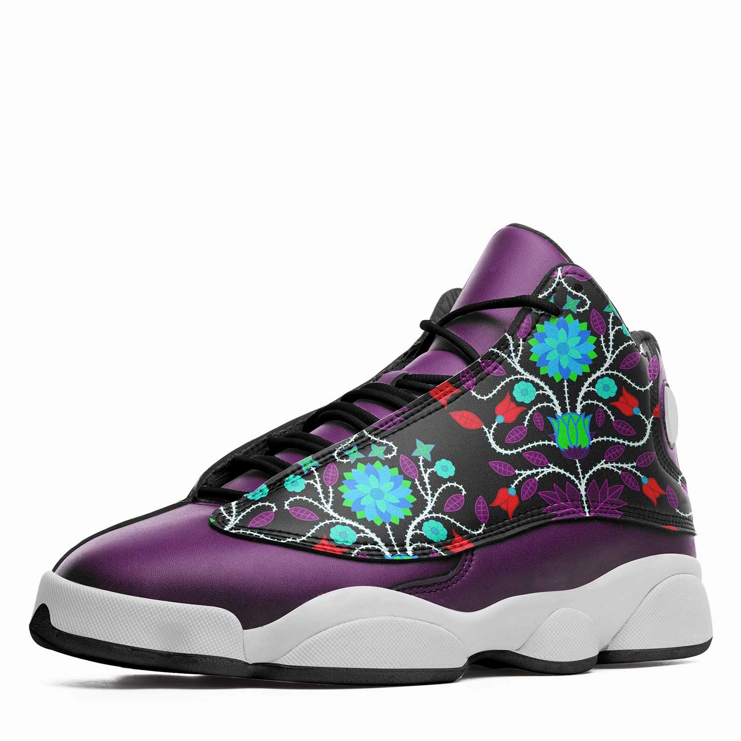 Floral Beadwork Four Clans Winter Isstsokini Breaking In Basketball Shoes