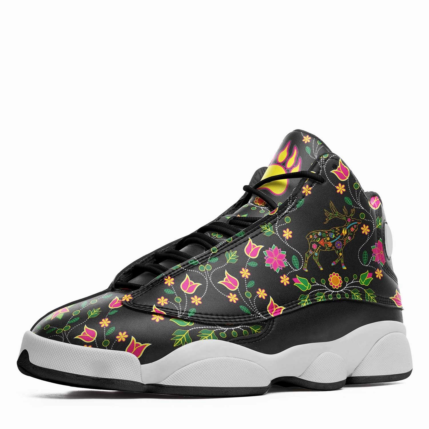 Floral Bearpaw Elk Isstsokini Giannis's Basketball Shoes