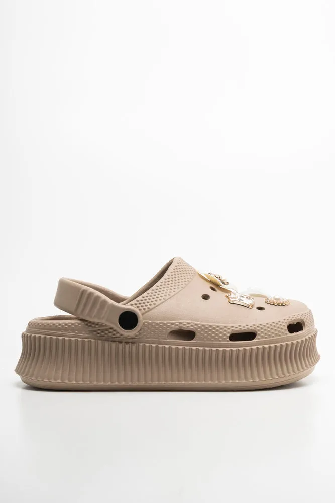 Flower Clog Natural Work Wonders Clogs