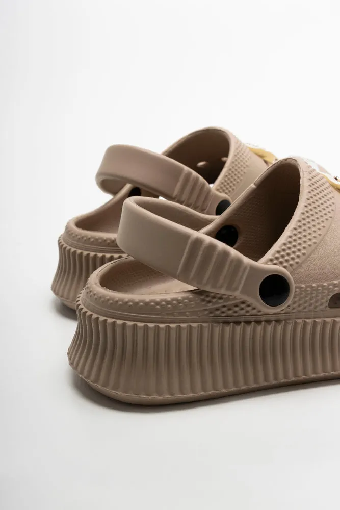 Angel Clogs Flower Clog Natural