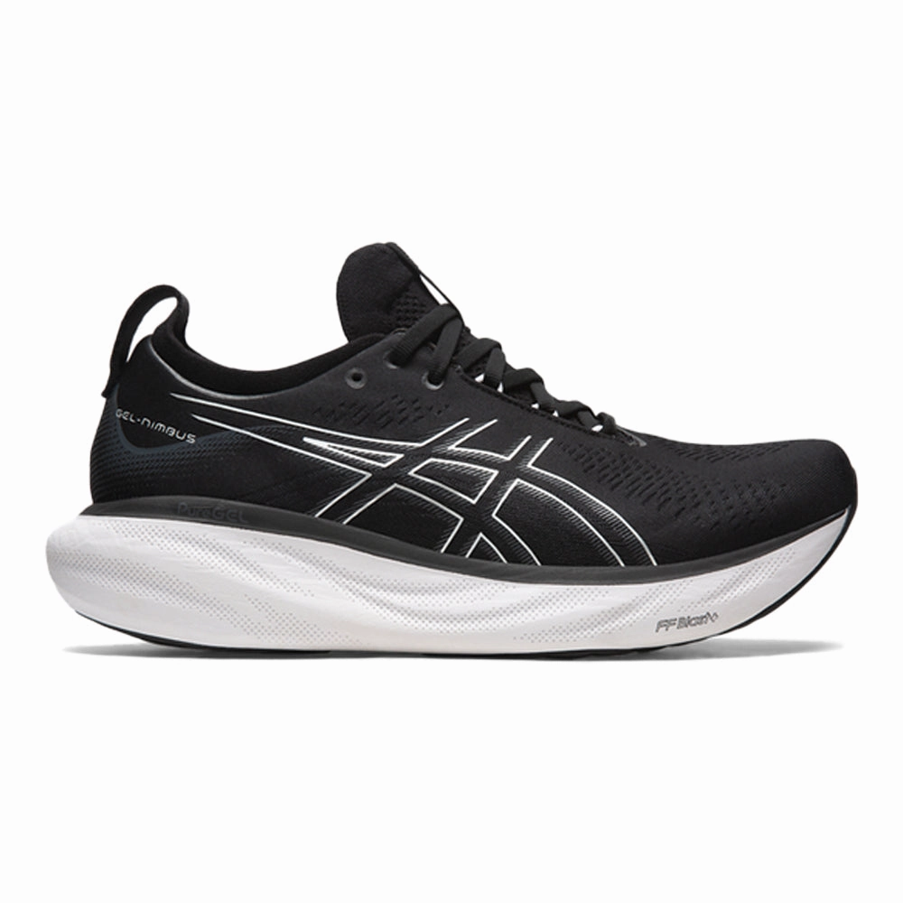 Men's Asics Gel-Nimbus 25, Black/Pure Silver, 8 D Medium Asics Shoes Gel Kayano 32 Running