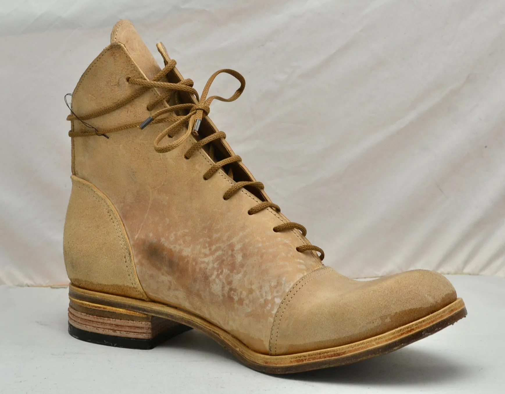 Cool Casual Boots Fogey boot  |  Tan |  reverse cordovan
