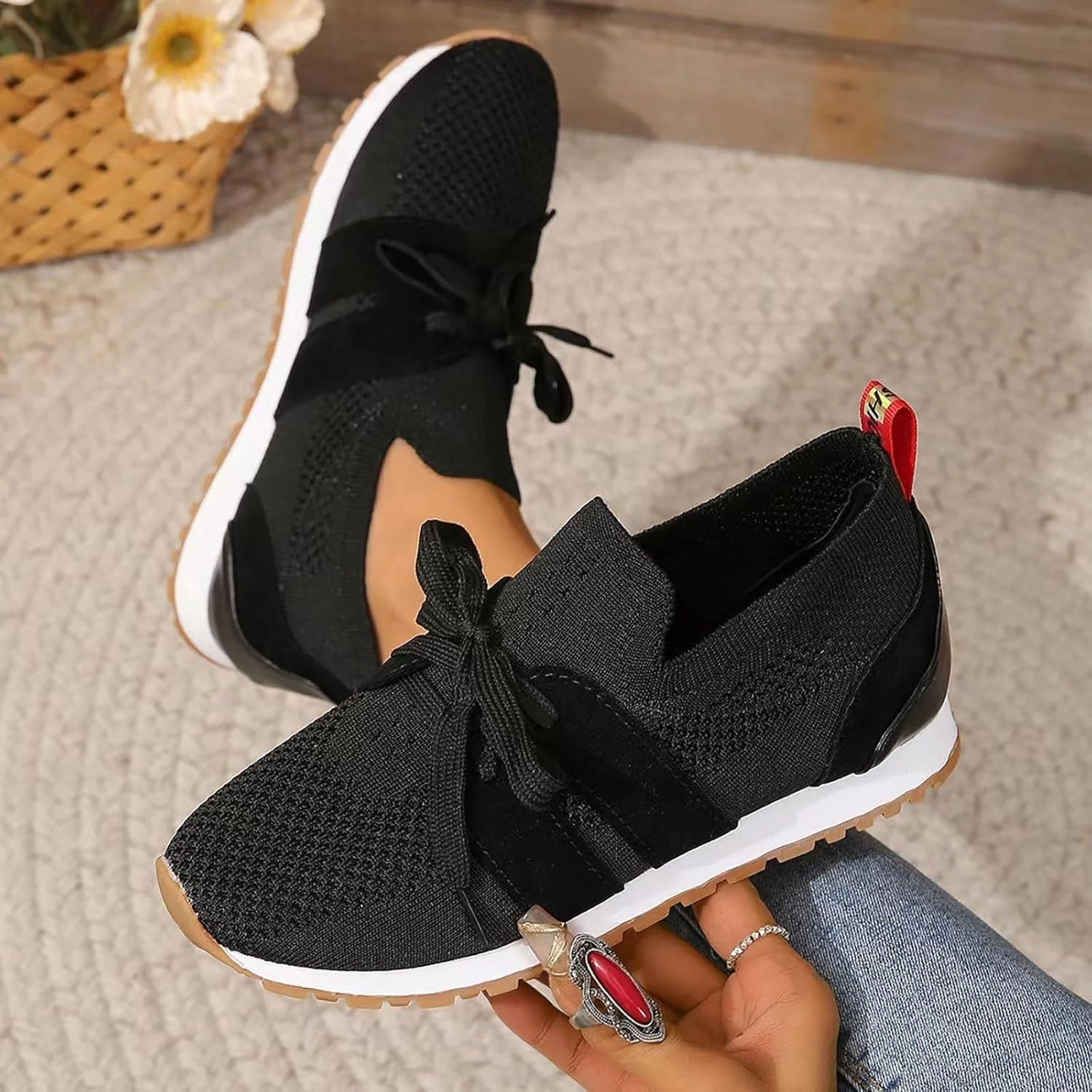for Women for Sporting Running Slip On Mesh Shoes for Working Lightweight Shoes Training Women Boys Trampoline On Running Training Shoes