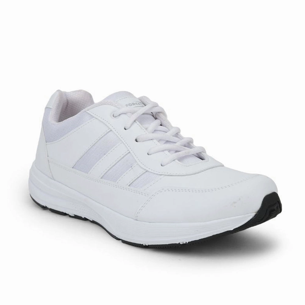 Force 10 By Liberty LB46-EL Sports Lacing Shoes For Kids - White Muteki Tabi Japanese Running Shoes