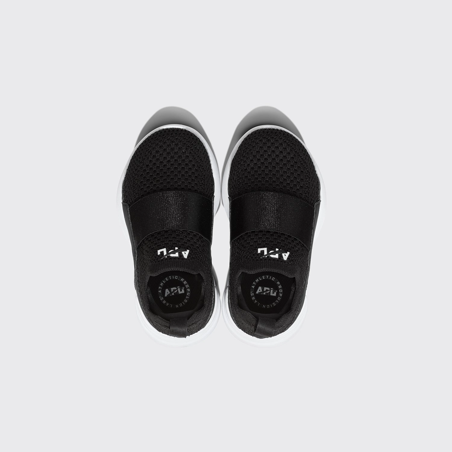 Kid's TechLoom Bliss Black / White Best Running Shoes Lower Back Pain