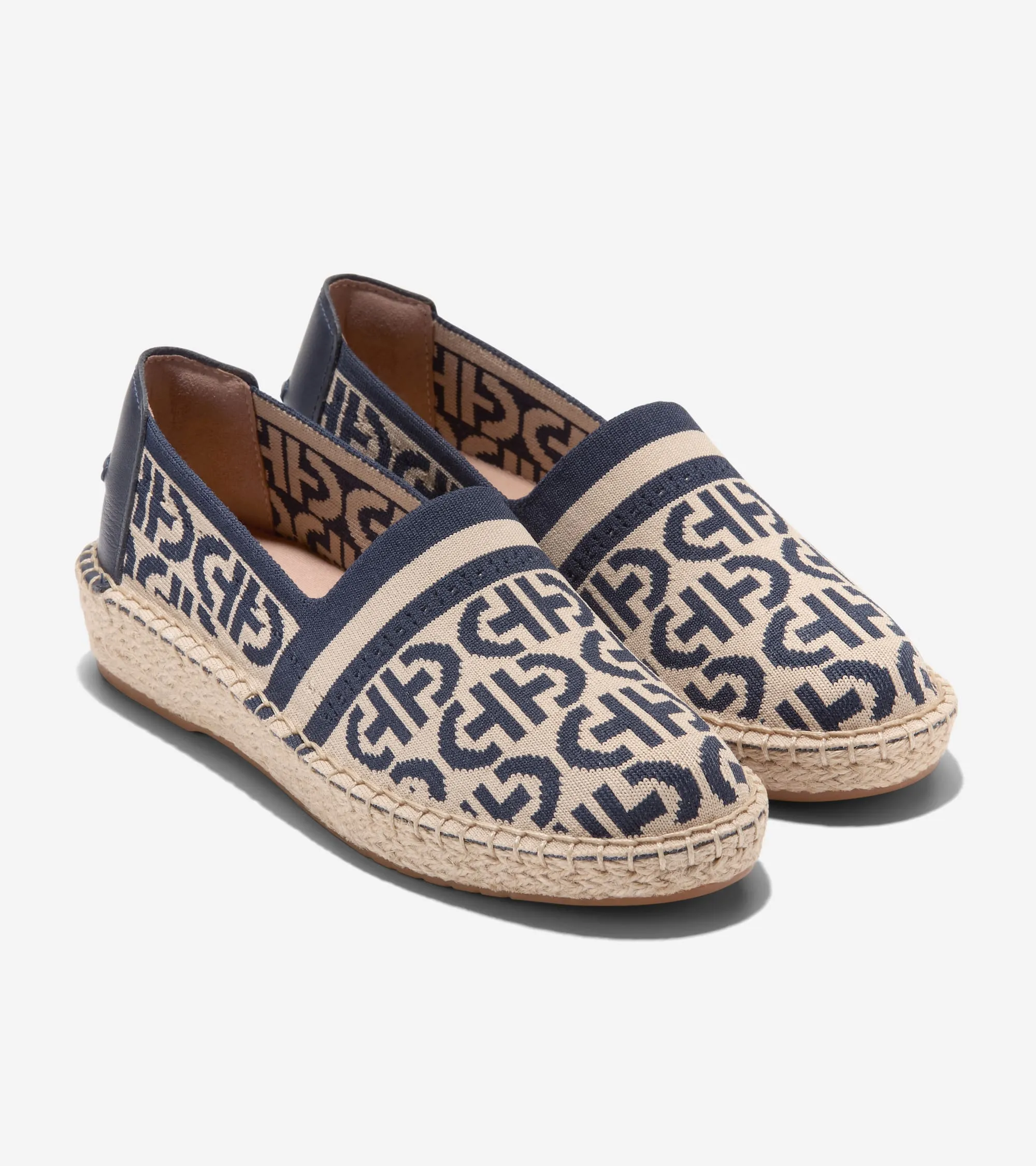Cole Haan Women's Cloudfeel Stitchlite Espadrilles Faux Suede Espadrille Wedges