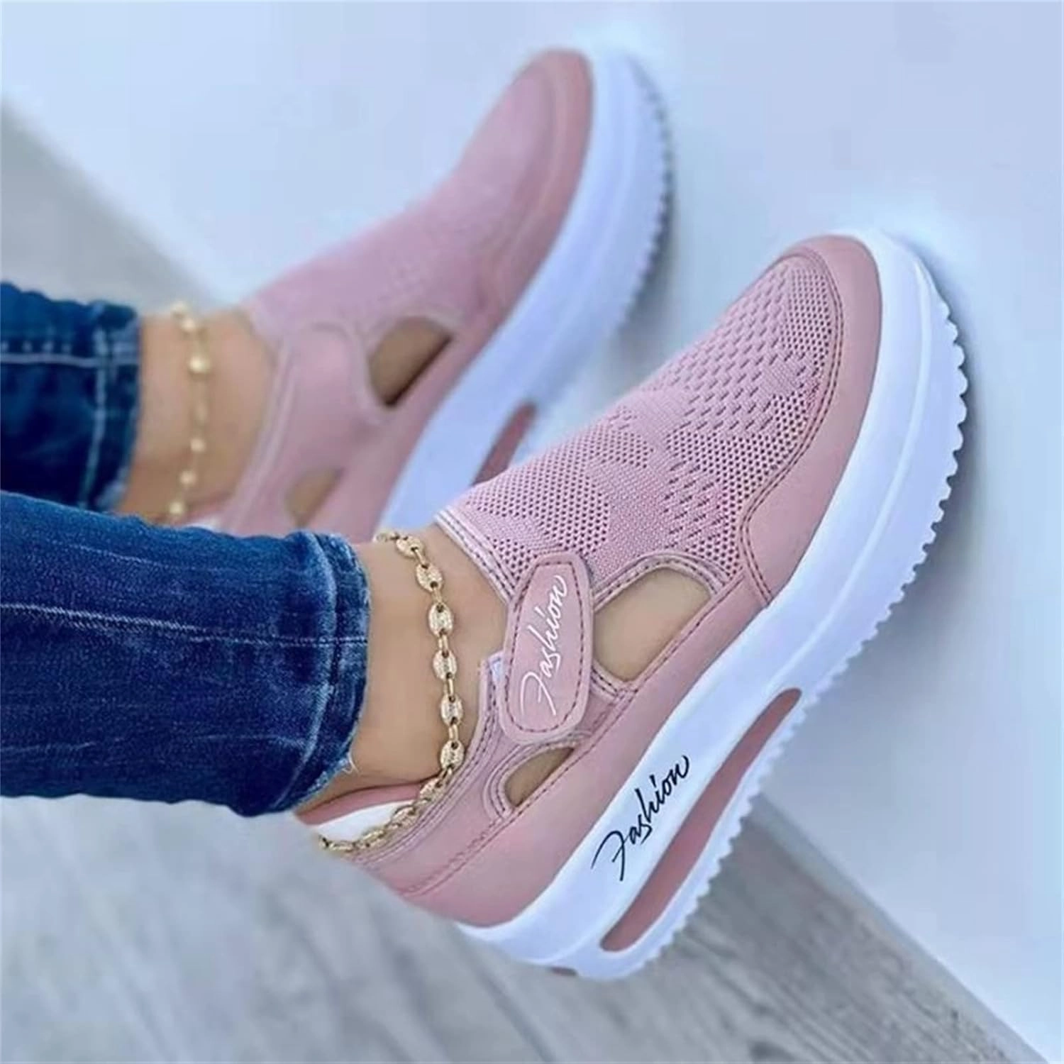Slip On Loafer Ladmiple Sneakers For Women Slip On Wide Width Leather Walking Shoes Lace Up Dressy Casual Summer Platform Flats Loafers