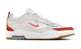 Nike SB Air Max Ishod Shoe - White/Orange/Black Nike Vapor Running Shoes