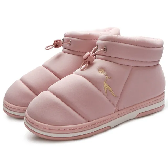 Ankle Boots For Women Winter Waterproof Snow Boots Plush Wedge Shoes Ladies Warm Platform Boots Fur Insole Footwear Botas Mujer