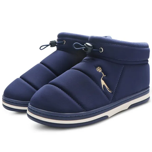 Ankle Boots For Women Winter Waterproof Snow Boots Plush Wedge Shoes Ladies Warm Platform Boots Fur Insole Footwear Botas Mujer