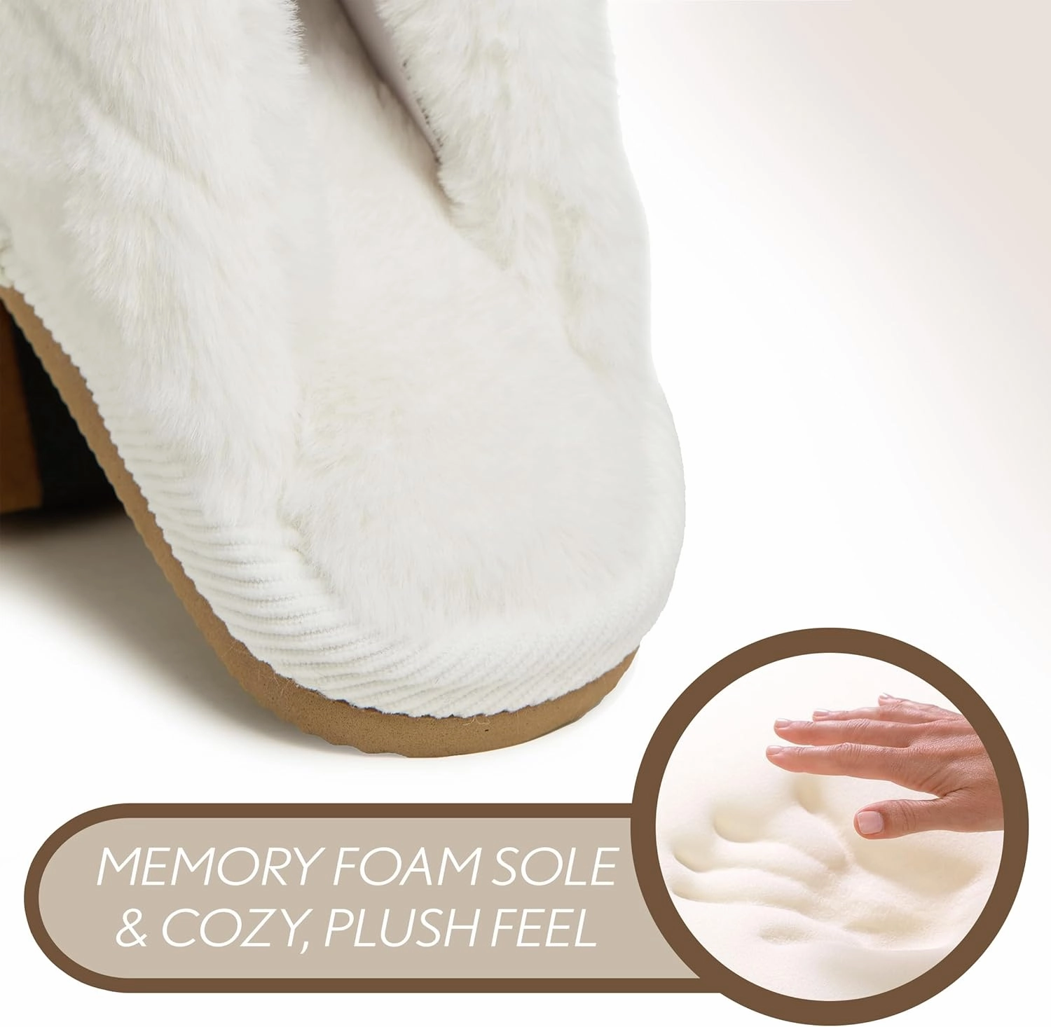 Axelion Slip-on Shoes Funky Junque Cozy Plush Women's Memory Foam Slippers - Mother's Day Gift - Indoor/Outdoor Slip-Ons