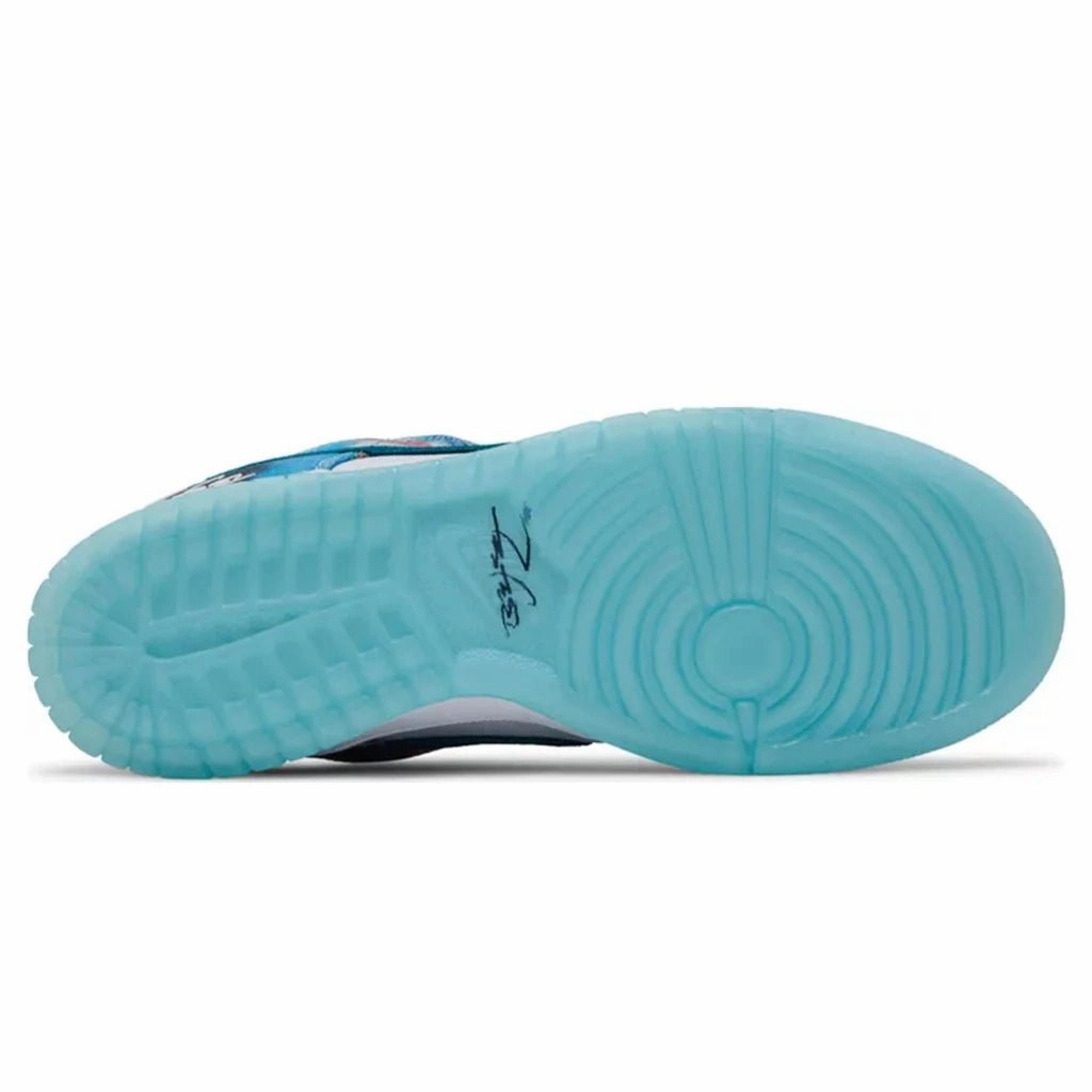Nike Free Flyknit Shoes Futura Laboratories x Nike Dunk SB Low 'Bleached Aqua'