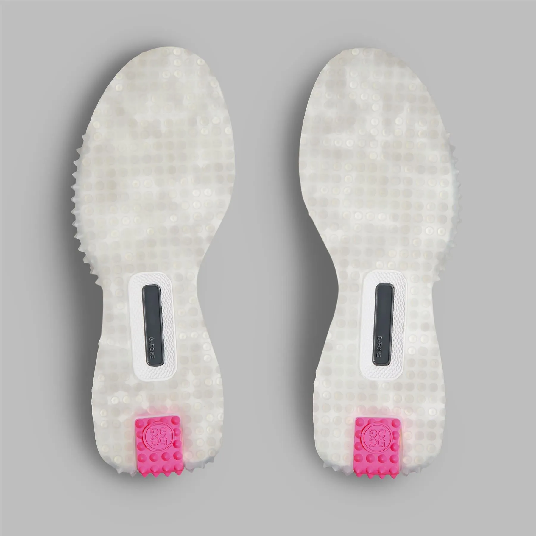 For Seniors Most Comfortable Golf G.112 Embossed Skull & Tees P.U. Leather Golf Shoes Snow/Siren