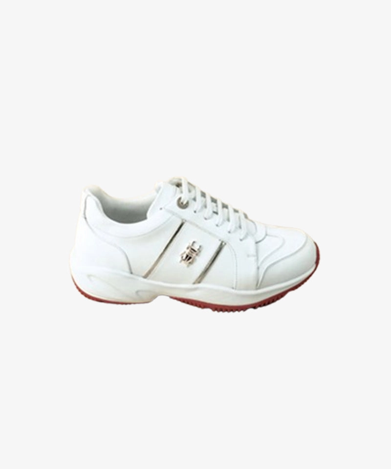 Square Toe Golf GFJ Golf Women's Windfall Platinum Sneakers - White