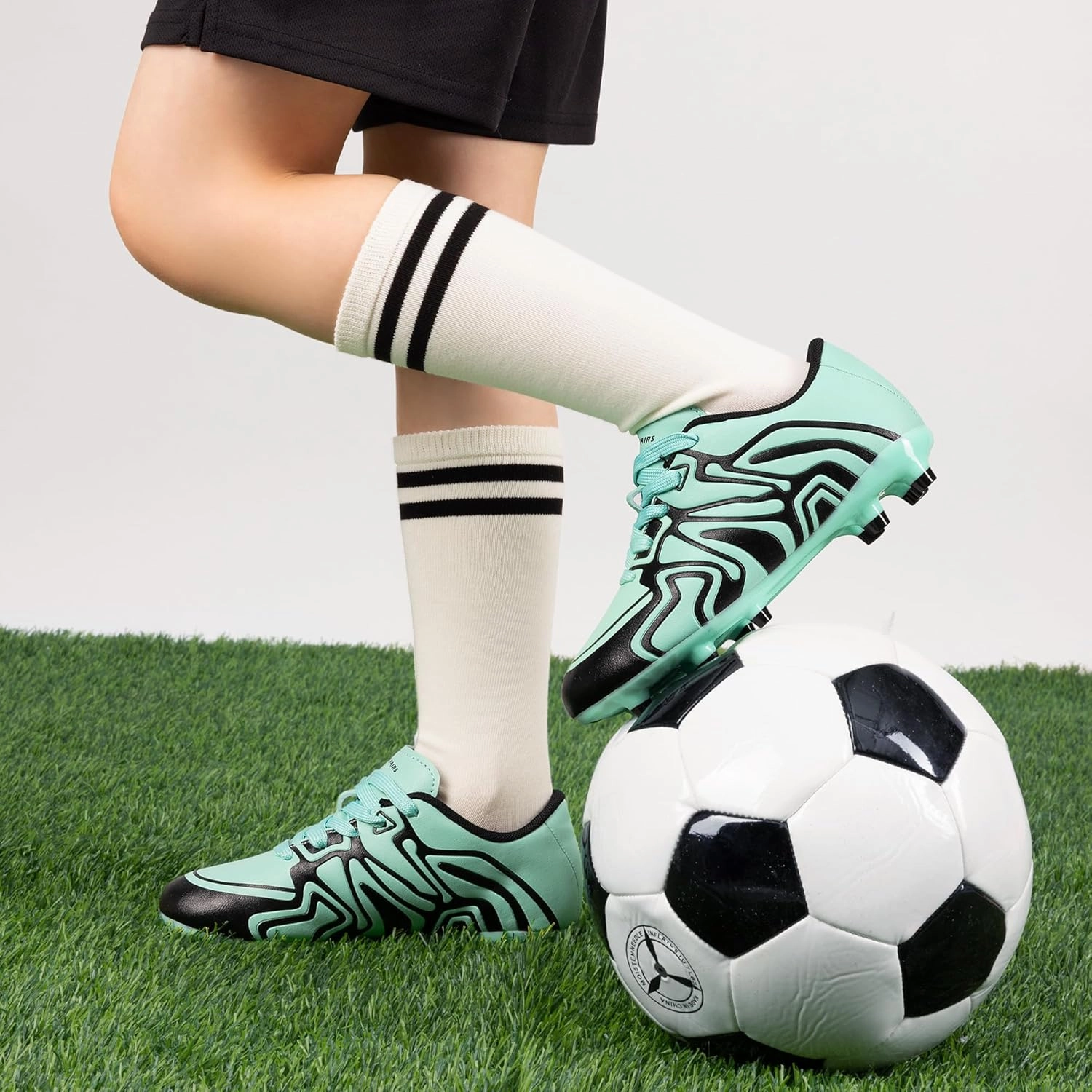 Fg Firm Ground Soccer Cleats DREAM PAIRS Boys Girls Soccer Cleats Youth Firm Groud Baseball Cleats Sport Athletic Outdoor Trainning Football Shoes for Little/Big Kid