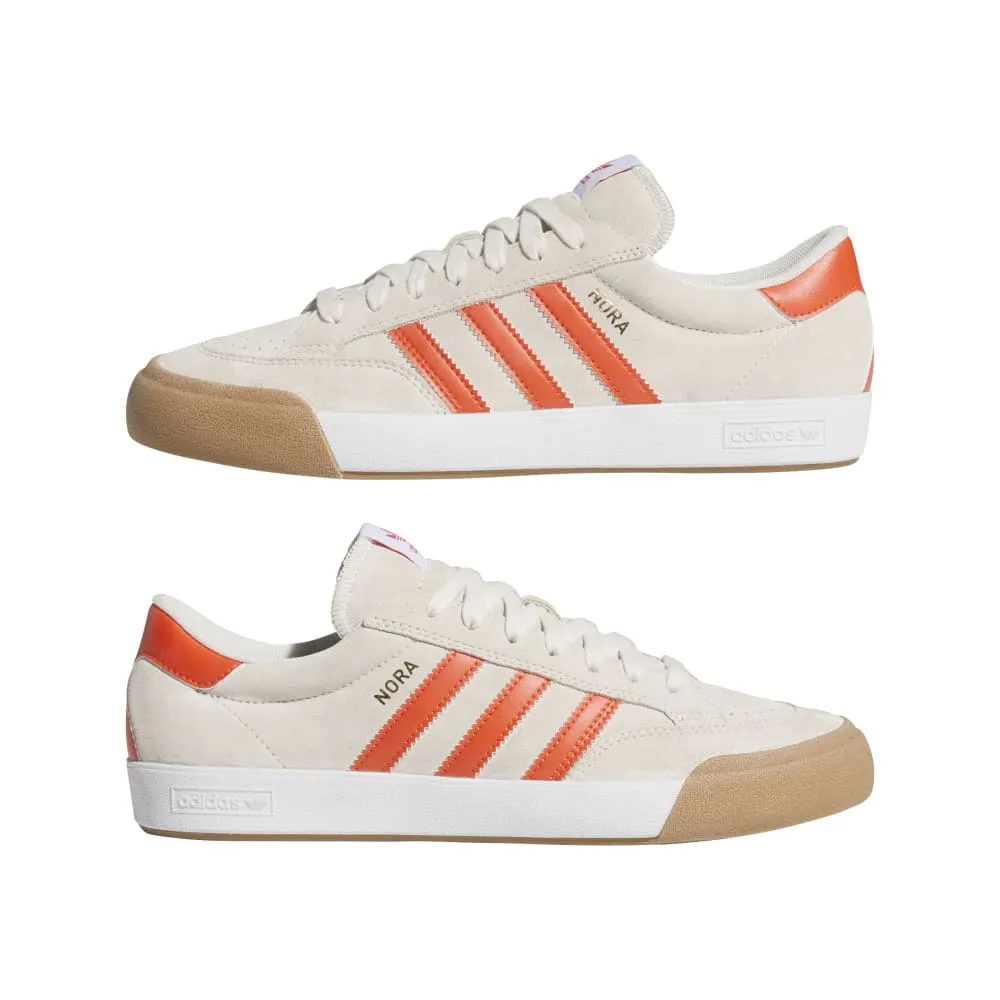 Adidas Skateboarding Nora Core Wonder White Orange Gum Colorful Coach Tennis Shoes