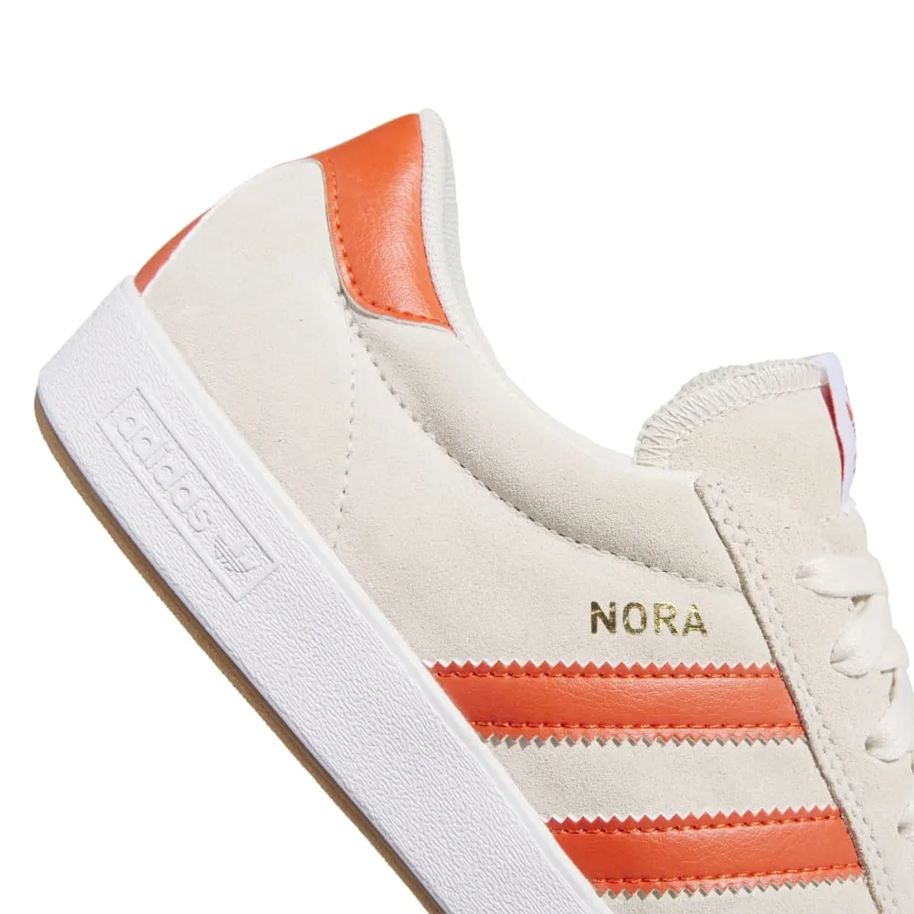 Padel Tennis Shoes Adidas Skateboarding Nora Core Wonder White Orange Gum