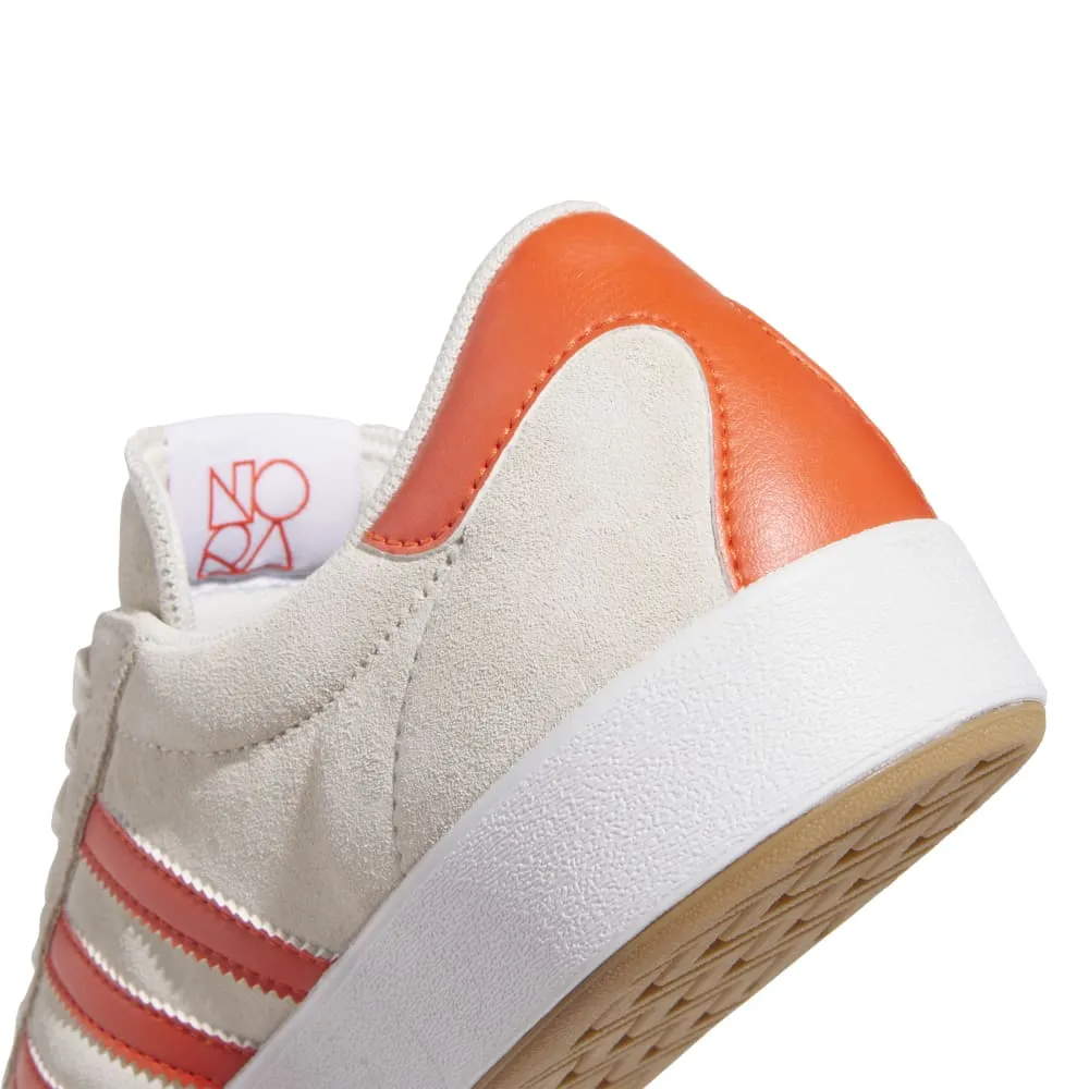 Tennis Shoes Size 2 Adidas Skateboarding Nora Core Wonder White Orange Gum