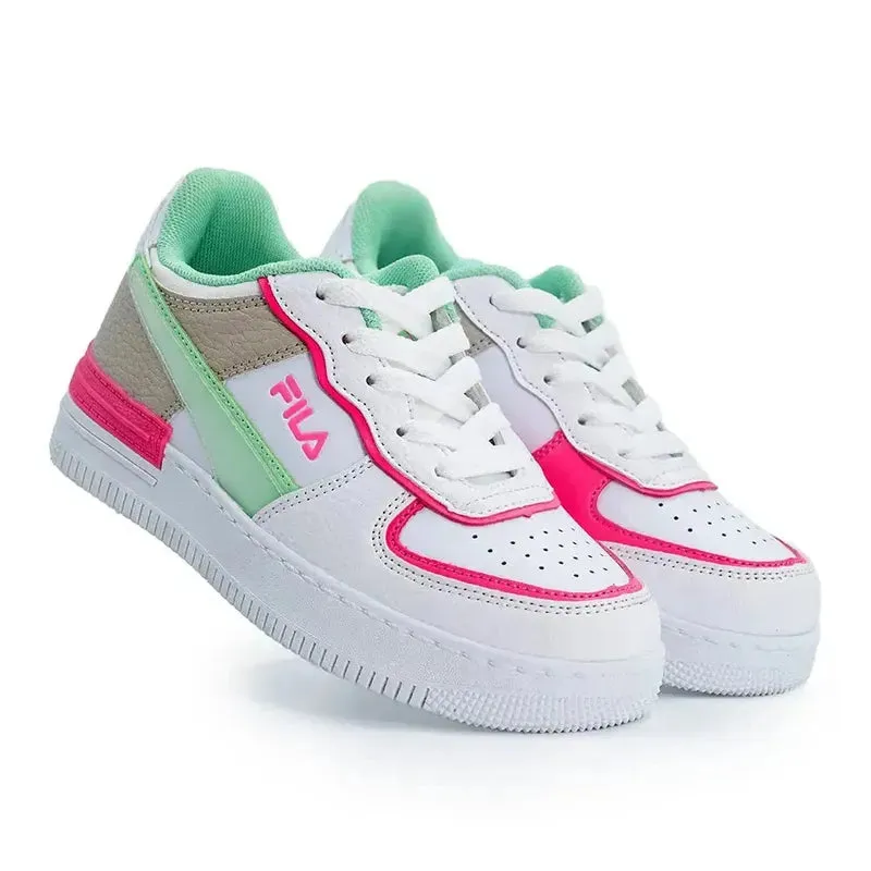 Catherine Malandrino Sneakers FILA Riley Kids Sneaker - White/Pink/Mint