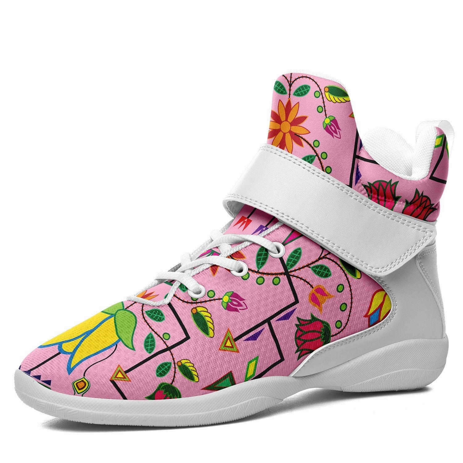 Weighted Basketball Shoes Geometric Floral Summer Sunset Ipottaa Basketball / Sport High Top Shoes