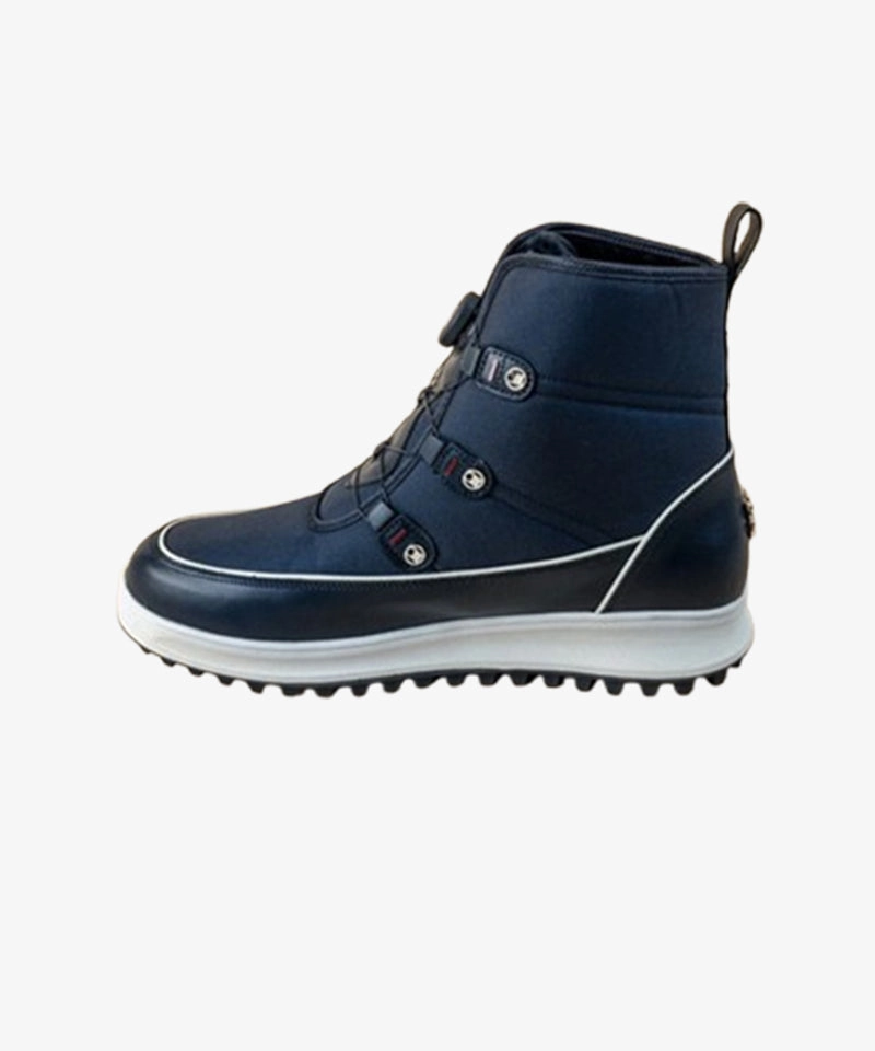 Municipal Golf GFJ Golf Men's White Ankle Boots - Navy