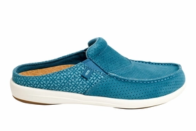 Siesta Suede London Rebel Buckle Mule Shoe