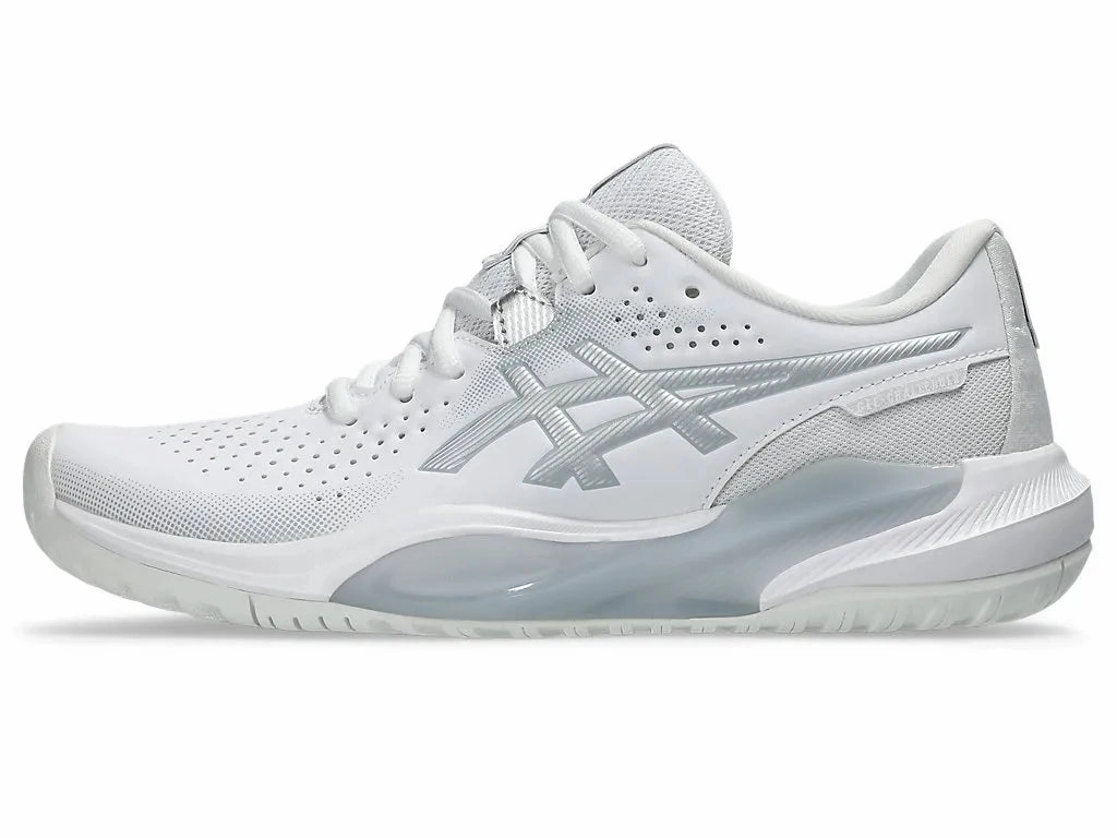 Asics Women's Gel Challenger 15 (Hardcourt) Tennis Shoe - White/Pure Silver Asics Shoes Gym