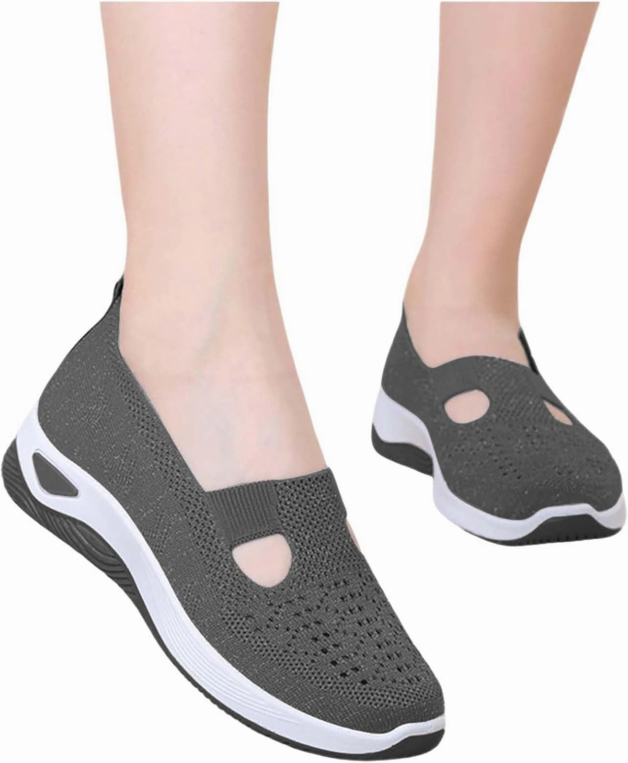 Orthopedic Shoes for Women Orthowalk Wide Width Breathable Walking Comfortable Slip on Sneakers Non Slip Lightweight Athletic Sport Running Sneaker Arch Support Woven Nurse Shoes Footwear Memory Foam Slip Ons Sandals Slip On Slip On Boots Slip On Boots Sli