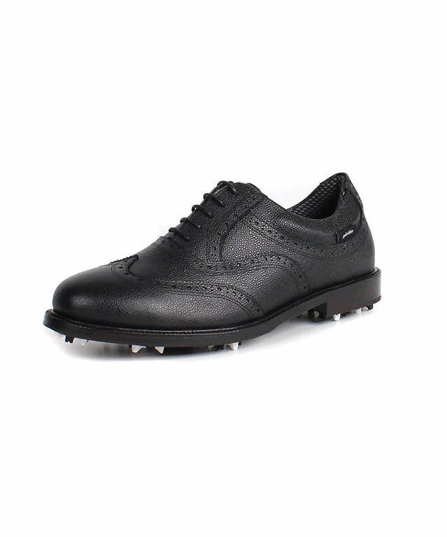 Giclee Unisex Classy Premium Leather Golf Shoes- Black Popular Golf Shoes