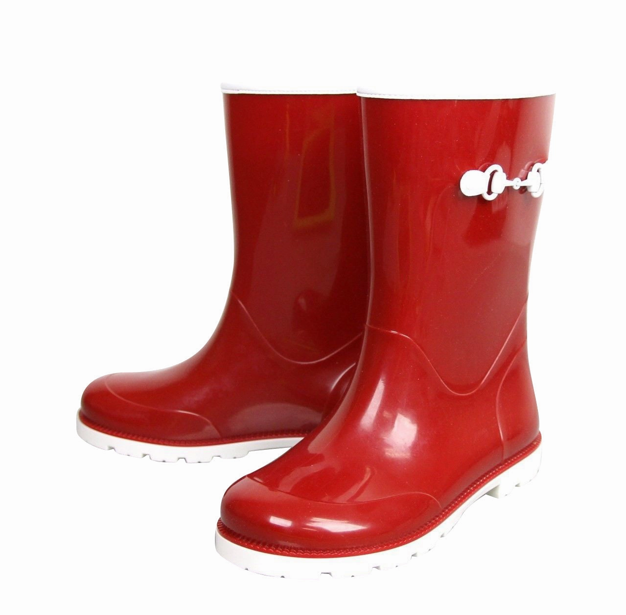 Gucci Kids Rain Boot With Horsebit Hunter Liberty Rain Boot