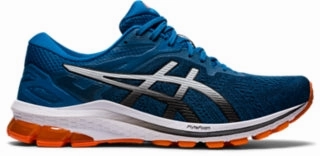 Asics Lightweight Trail Running Shoes Men's Asics GT-1000 10, Reborn Blue/Black, 12 D Medium