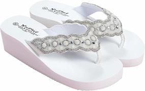 Platform Flip Flops for Women Arch Support Yoga Mat Comfort Clip Toe Slippers Wedge Slides Sandals Bohemian Beach Flip-Flops Feet Flip Flops