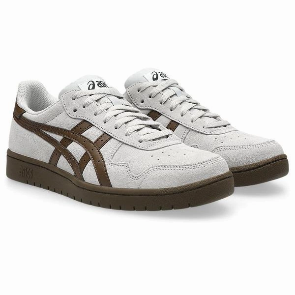 Asics Speed Menace Cricket Shoes Asics Skateboarding Japan Pro Cloud Grey - Brown Storm