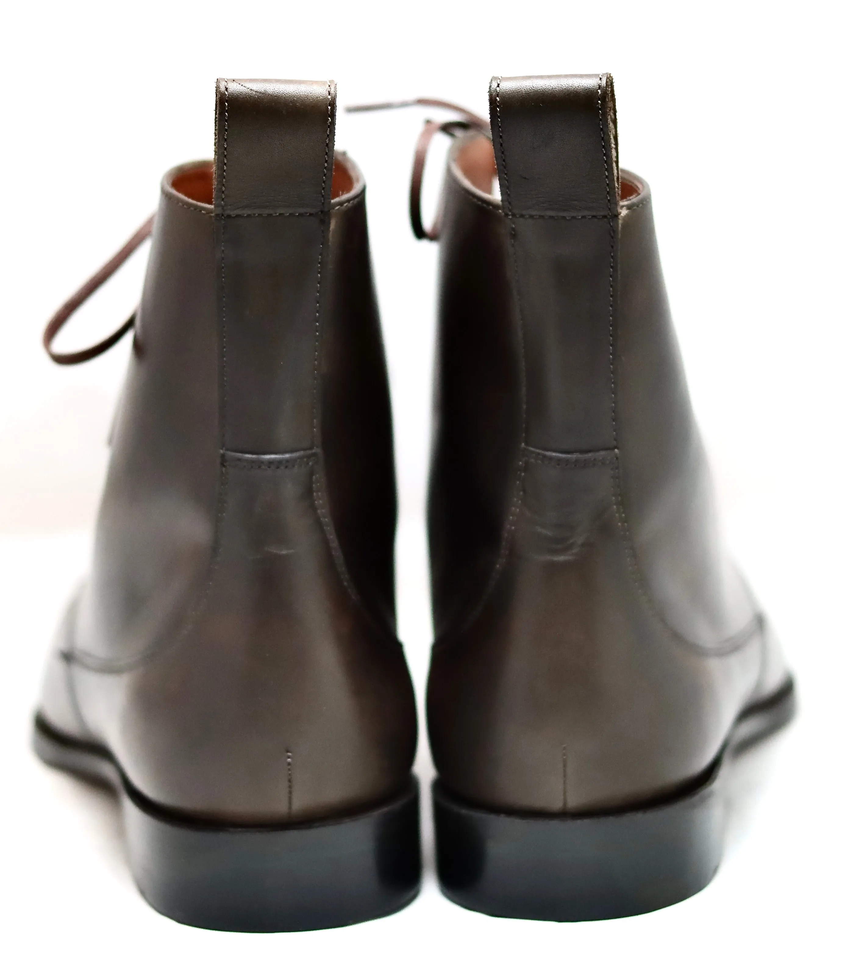 Heel cap derby Boot  | Dark walnut  | calf | wide fit Boots Men