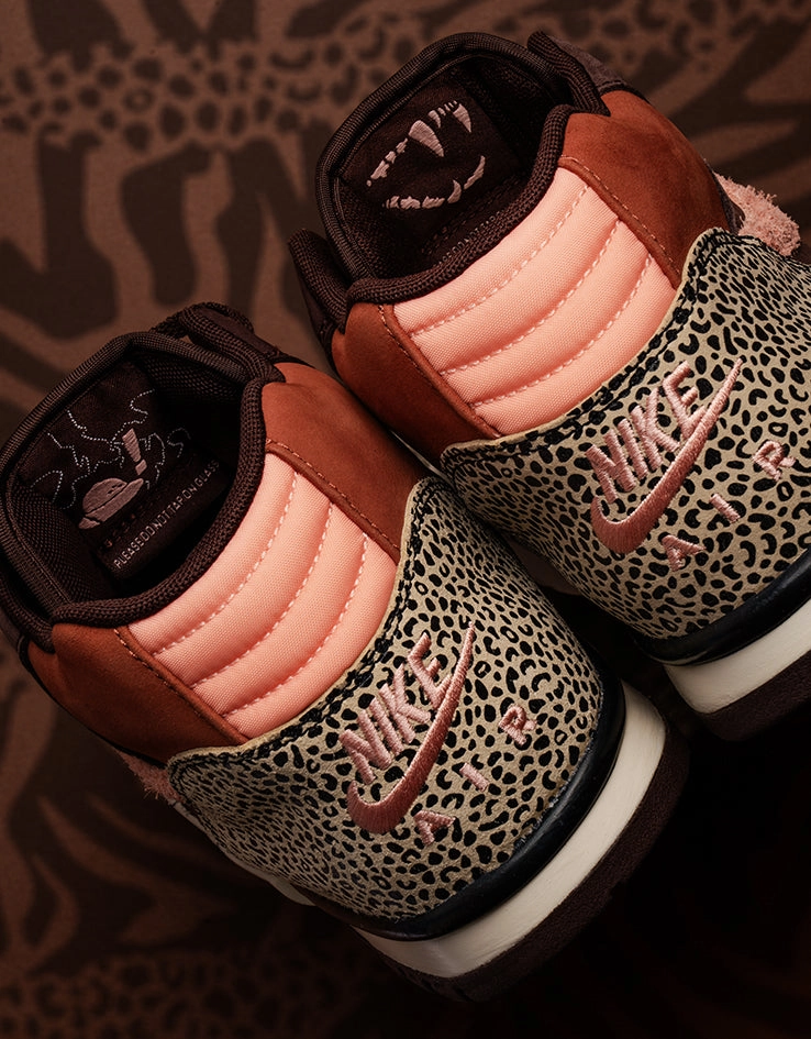 Nike SB 'Arts-Rec' Air Trainer 1 Skate Shoes - Limestone/Pink Quartz-Earth-Dusty Peach Nike Id Custom Shoes