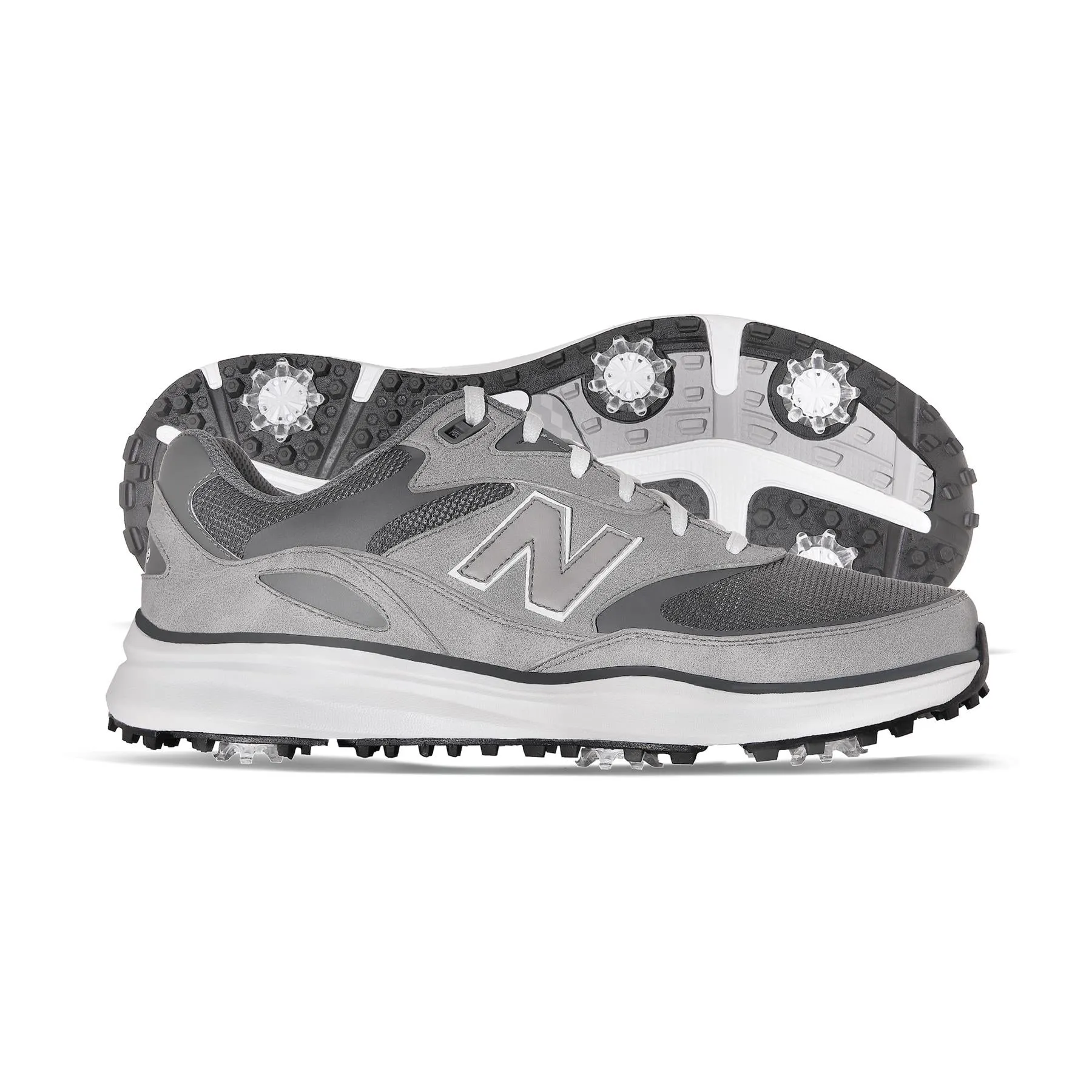 Heritage Waterproof Spiked Golf Shoes Gray For Walking Good Golfing