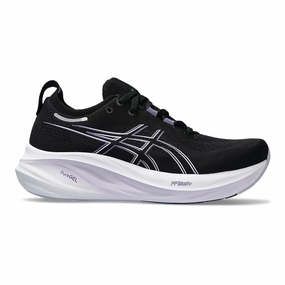 Asics Motion Control Shoes Women's Asics GEL-Nimbus 26, Black/Dusty Purple, 11 B Medium