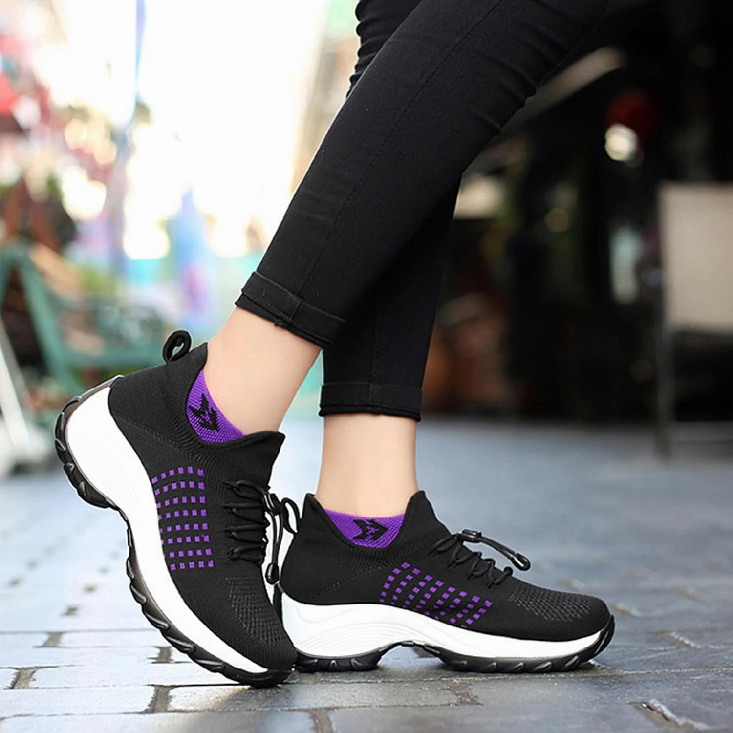 Under Armour Edge Suede Training Shoes HINDOLA Women's Orthopedic Sock Sneakers Breathable Mesh Nursing Work Comfortable Casual Air Cushion Athletic Running Jogging Shoes