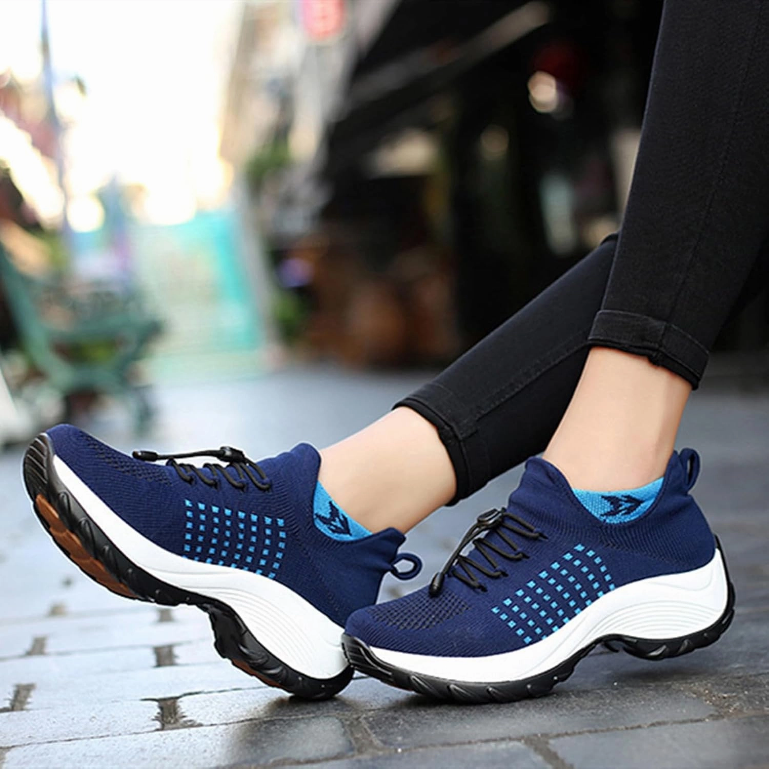 Nike Legend Essential 2 Training Shoes HINDOLA Women's Orthopedic Sock Sneakers Breathable Mesh Nursing Work Comfortable Casual Air Cushion Athletic Running Jogging Shoes