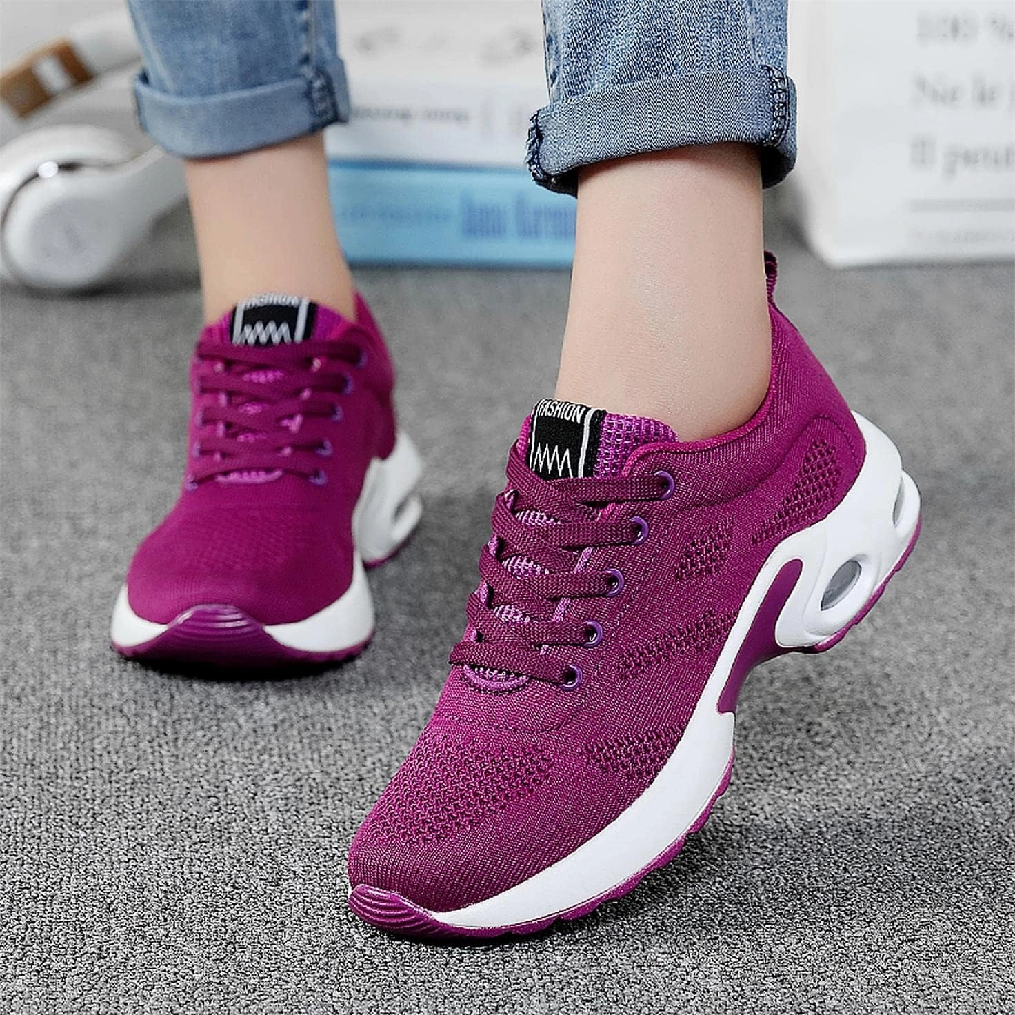 Adidas Stabil Next Gen Volleyball Shoes ihinzry Women's Air Running Shoes Lightweight Comfortable Non-Slip Walking Shoe Outdoor Breathable Fashion Mesh Sneakers